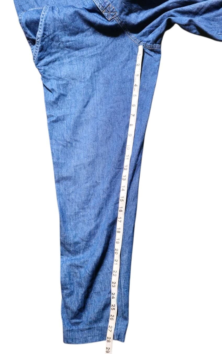 LizWear By Liz Claiborne Vintage Denim Jumpsuit Woman's Size Small - Thumbnail 9