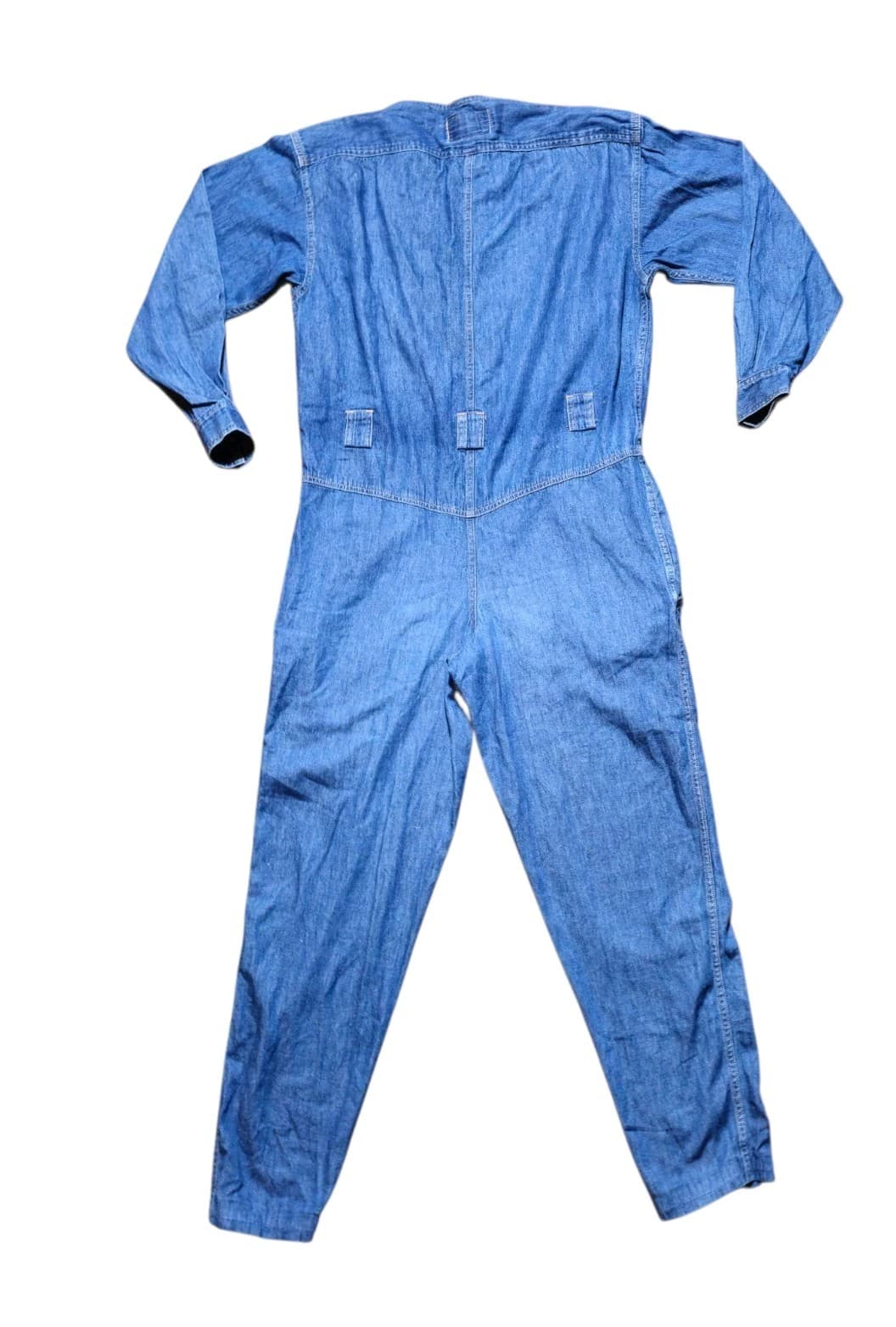 LizWear By Liz Claiborne Vintage Denim Jumpsuit Woman's Size Small - Thumbnail 5
