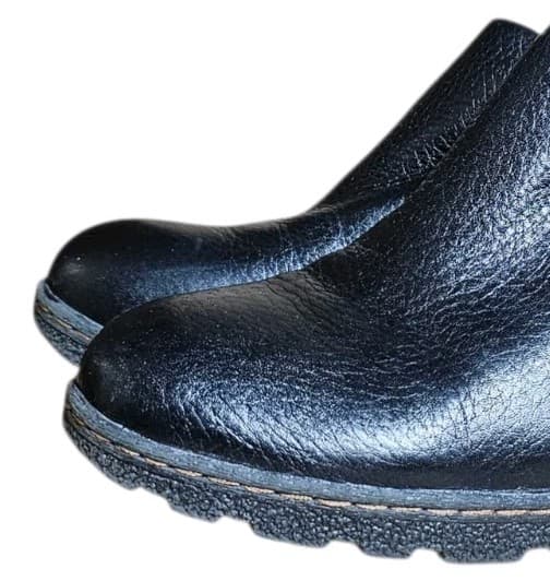 BOC Born BC3447 Womens Black Leather Slip on Booties Shoes U.S. Size 8.5 - Thumbnail 10