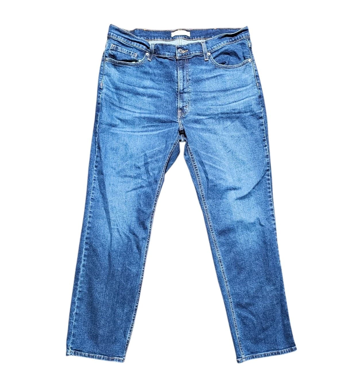 Signature By Levi Strauss Mens Athletic Fit Blue Jeans Size 32x32 - Thumbnail 2