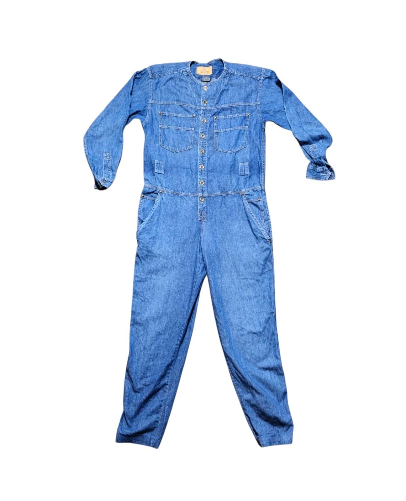 LizWear By Liz Claiborne Vintage Denim Jumpsuit Woman's Size Small
