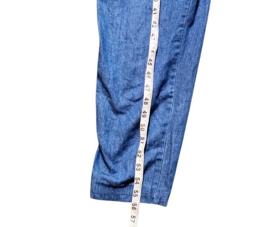 LizWear By Liz Claiborne Vintage Denim Jumpsuit Woman's Size Small - Thumbnail 8