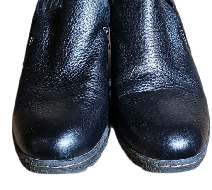 BOC Born BC3447 Womens Black Leather Slip on Booties Shoes U.S. Size 8.5 - Thumbnail 11