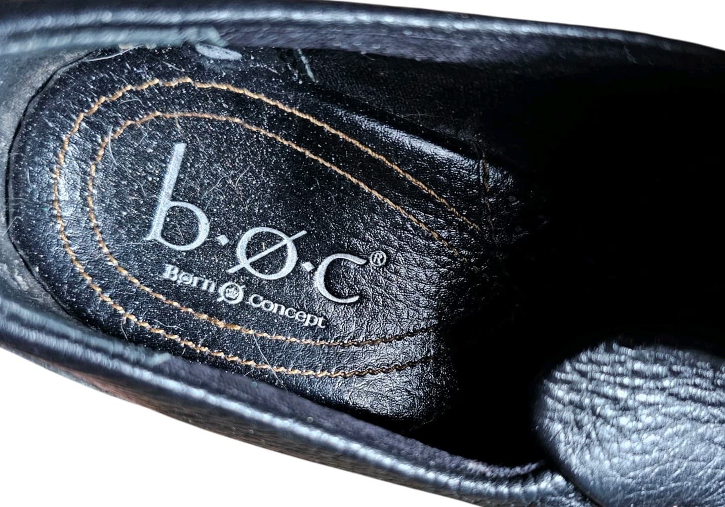 BOC Born BC3447 Womens Black Leather Slip on Booties Shoes U.S. Size 8.5 - Thumbnail 6