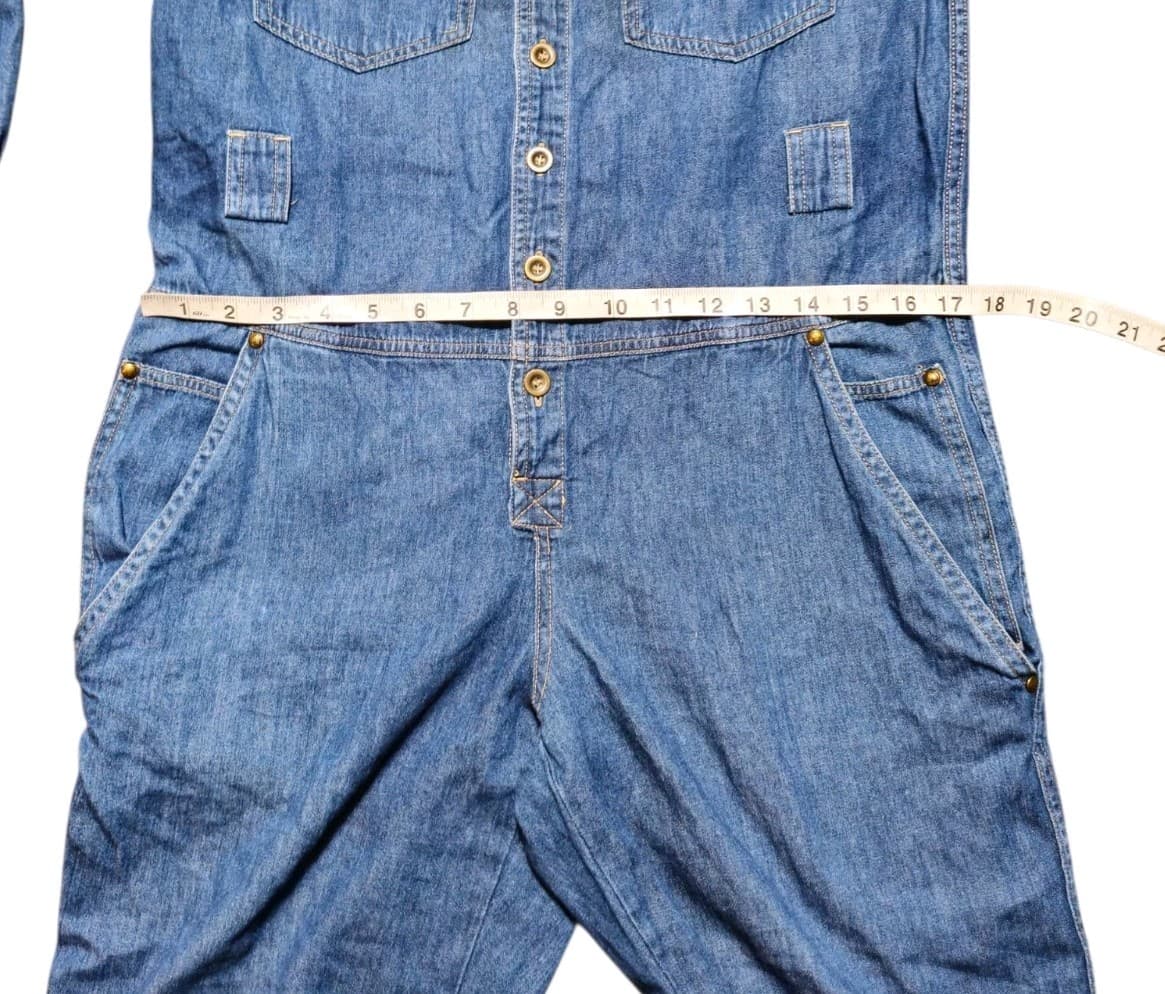 LizWear By Liz Claiborne Vintage Denim Jumpsuit Woman's Size Small - Thumbnail 10