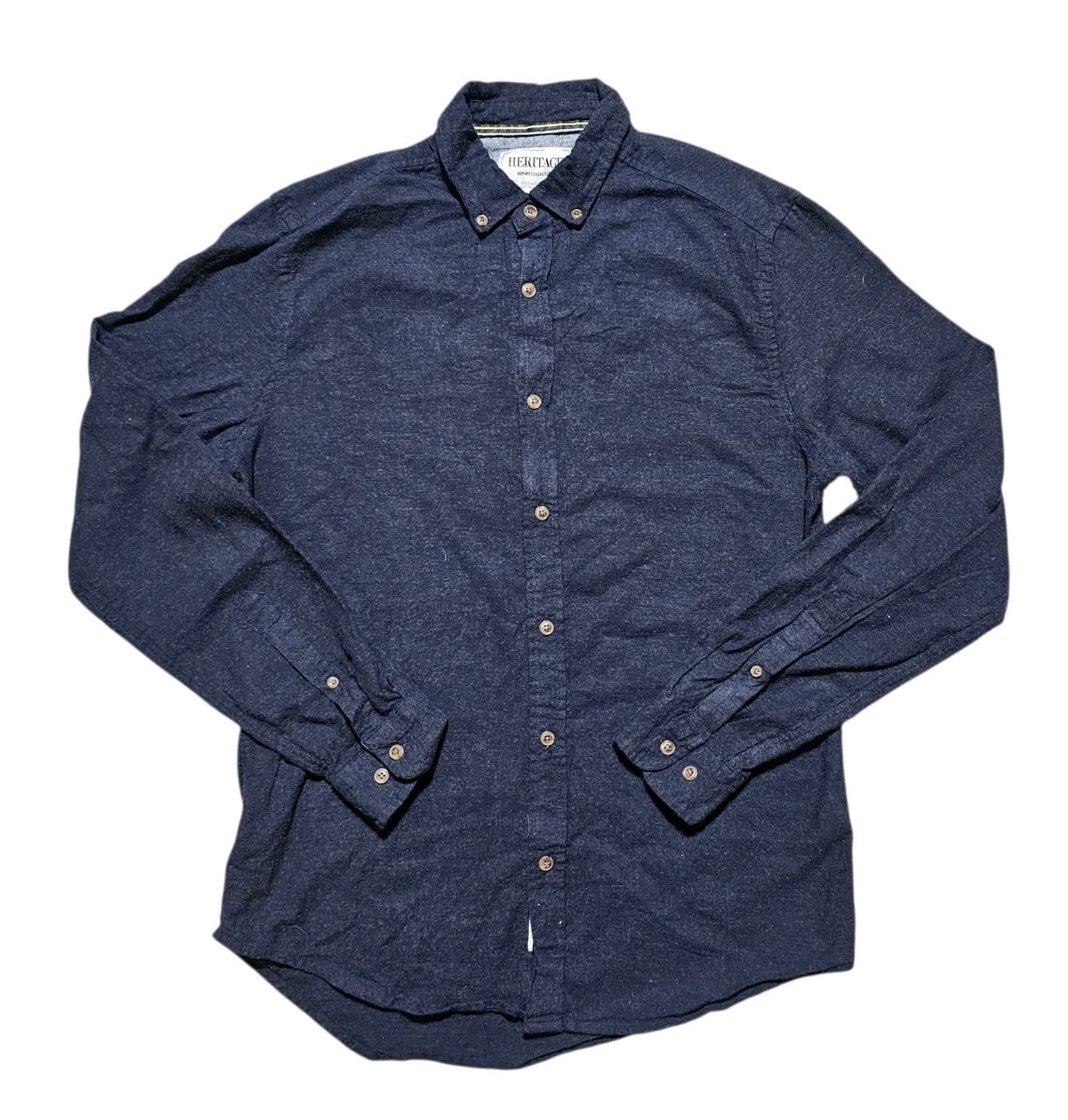Heritage Men's Button Down Soft Touch Flannel Size Medium
