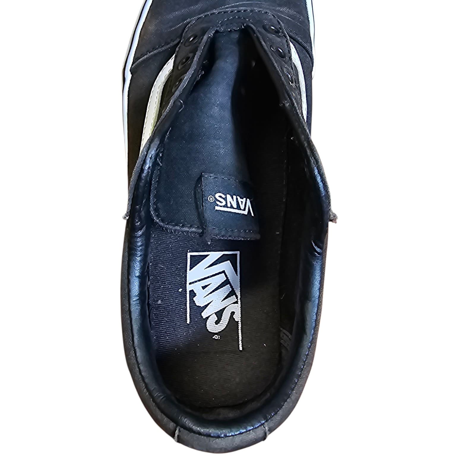 Vans Old School Black/White Skateboarding Shoes Women's Size 8.5 - Thumbnail 20
