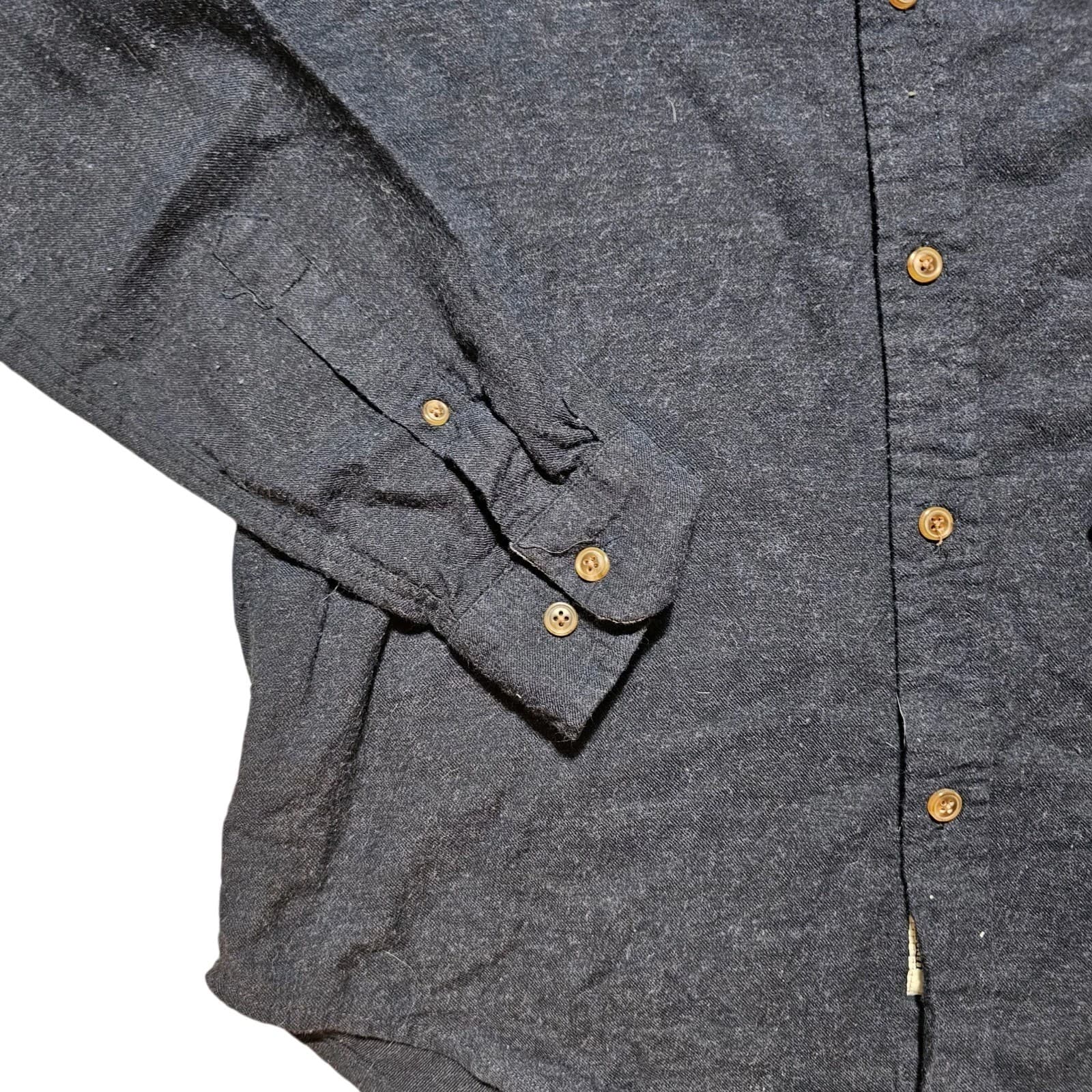 Heritage Men's Button Down Soft Touch Flannel Size Medium - Thumbnail 5