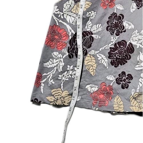 Patagonia Women's Gray Floral Dress Sz M Pink White Floral Criss Cross Strap - Thumbnail 7