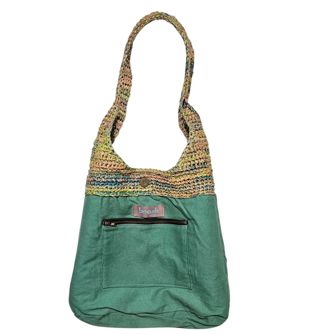Flora Bella Beach Sarasota Crochet Raffia Hobo Tote Handbag Xl - Thumbnail 4