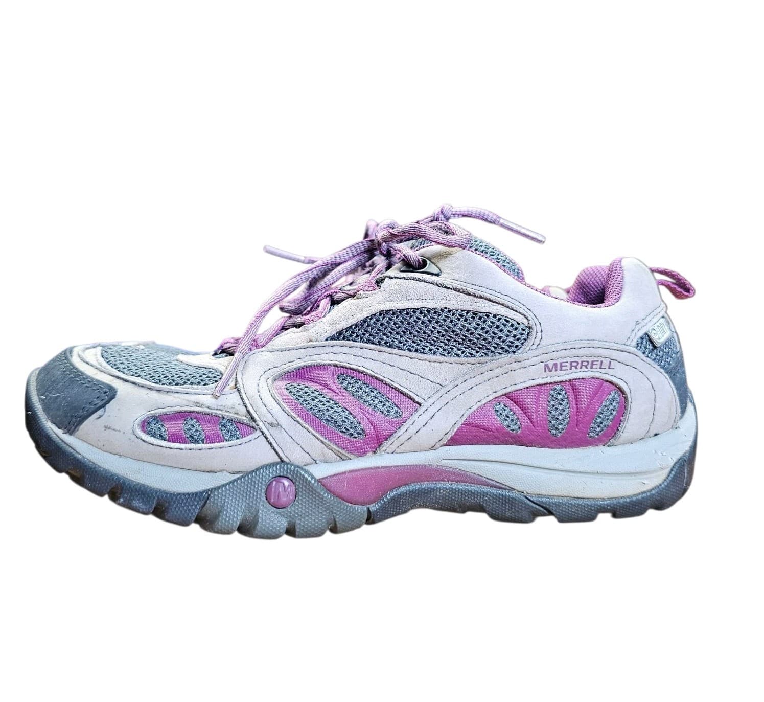 Merrell Women's Purple Castle Rock Lace Up Hiking Shoe Size 8 - Thumbnail 2