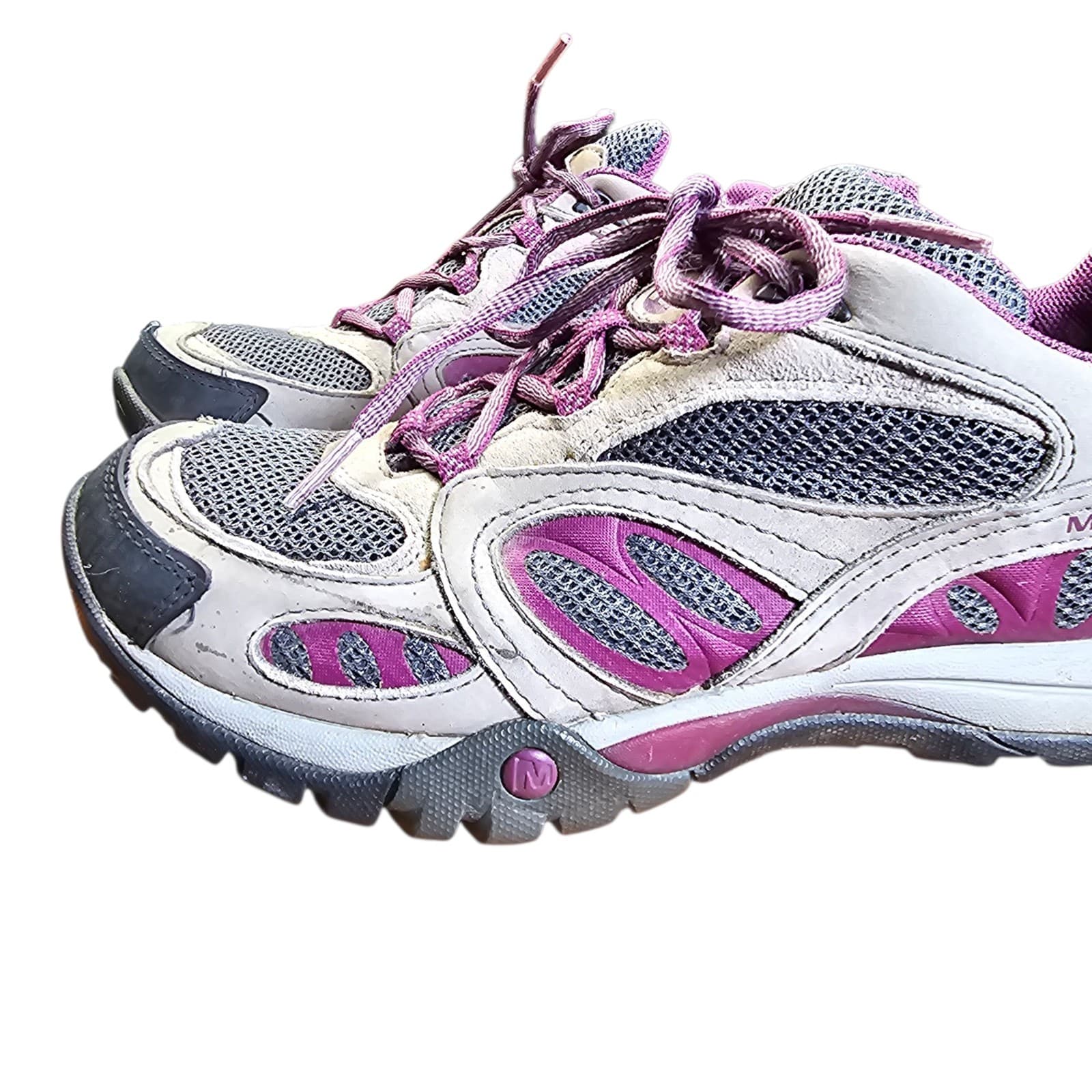 Merrell Women's Purple Castle Rock Lace Up Hiking Shoe Size 8 - Thumbnail 9