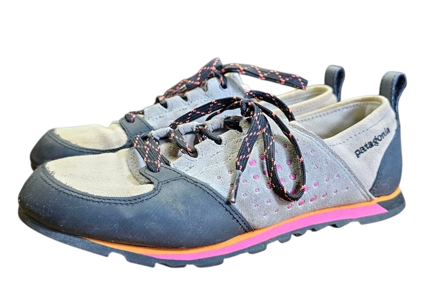 Patagonia Splice Approach Feather Grey Womens Sneakers Shoes Sz 7.5 Gray Lace