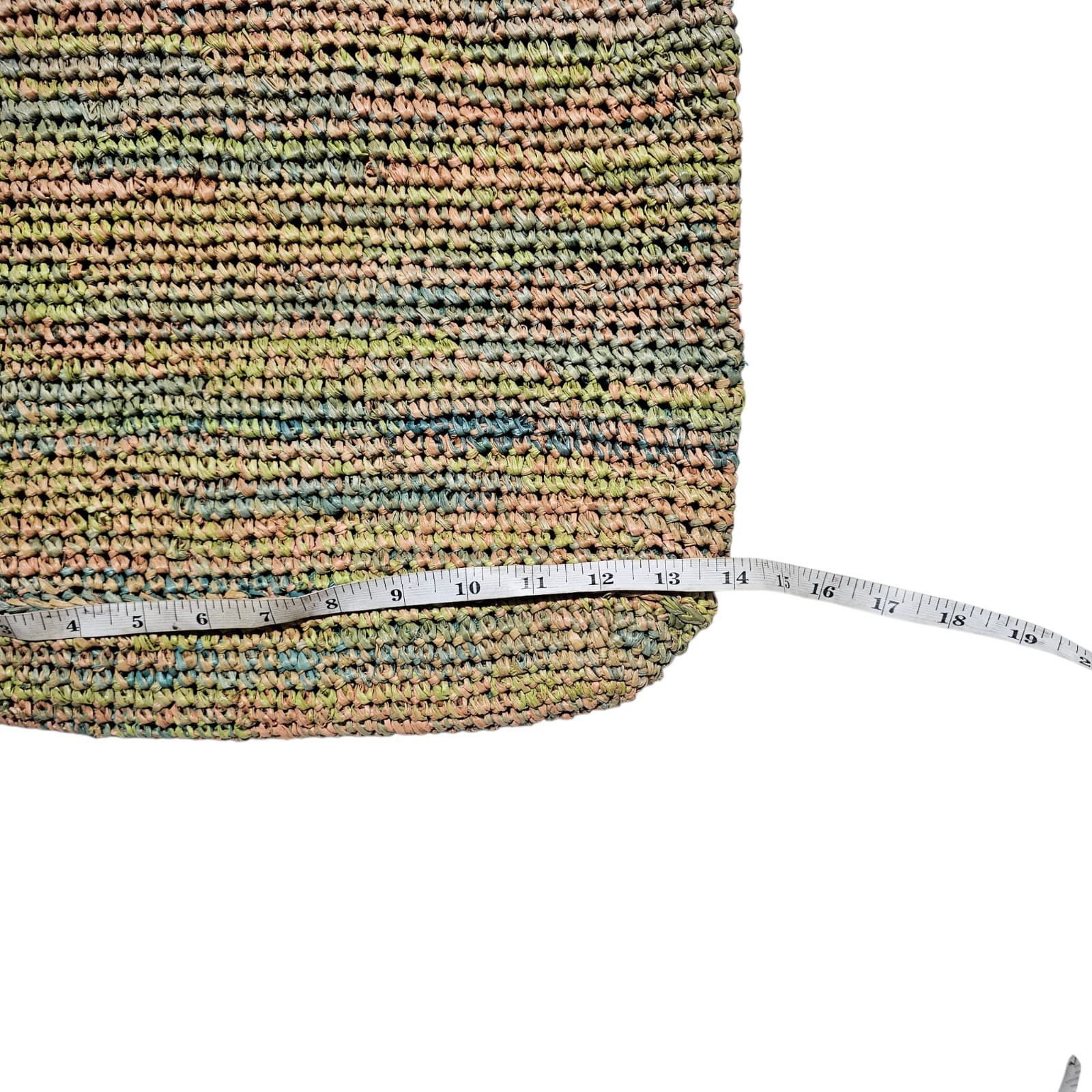 Flora Bella Beach Sarasota Crochet Raffia Hobo Tote Handbag Xl - Thumbnail 6