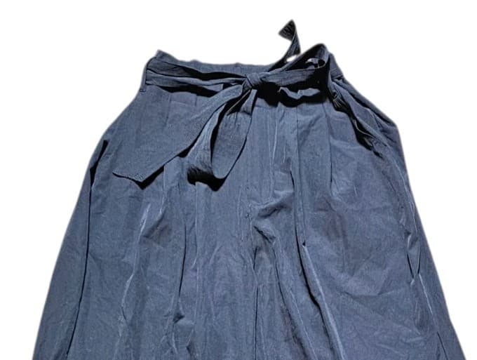 Thread &Supply Black Pull Up High Rise Belted Wide Leg Pants Size L - Thumbnail 3