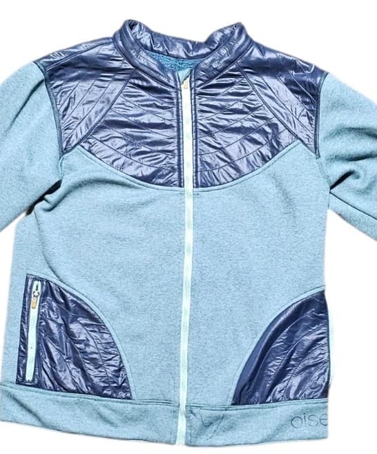 Oiselle Cloud Control Lux Moto Jacket Woman's Size Med - Thumbnail 2