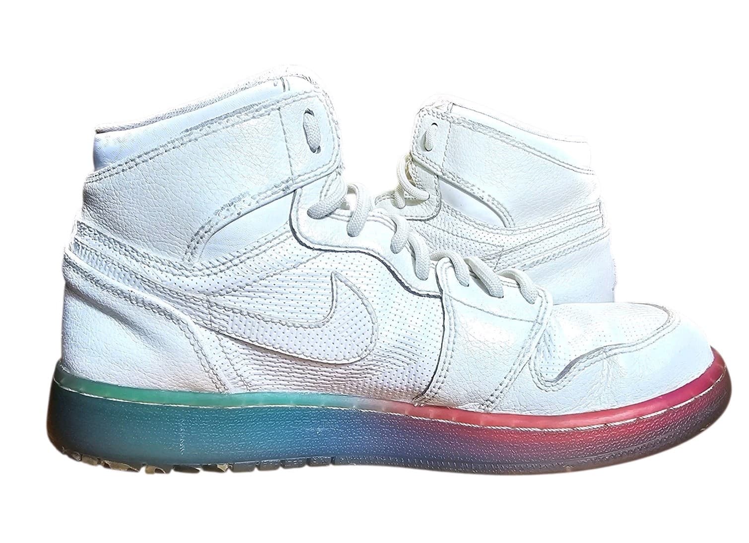 Nike Air Jordan 1 High Premium Gradient Sole Youth High-top Sneakers 5Y - Thumbnail 8