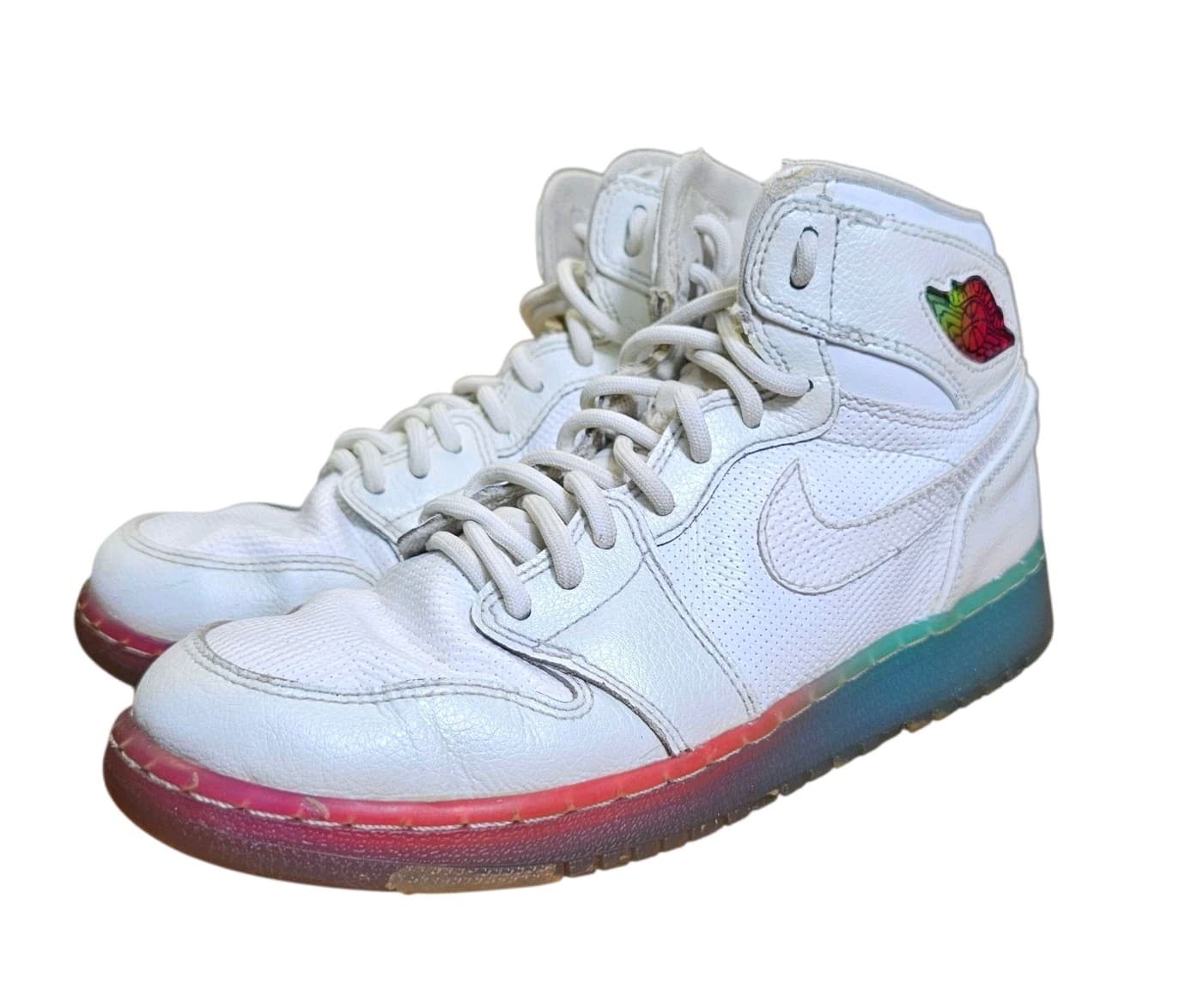 Nike Air Jordan 1 High Premium Gradient Sole Youth High-top Sneakers 5Y