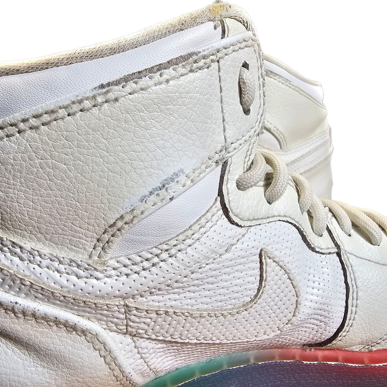 Nike Air Jordan 1 High Premium Gradient Sole Youth High-top Sneakers 5Y - Thumbnail 12