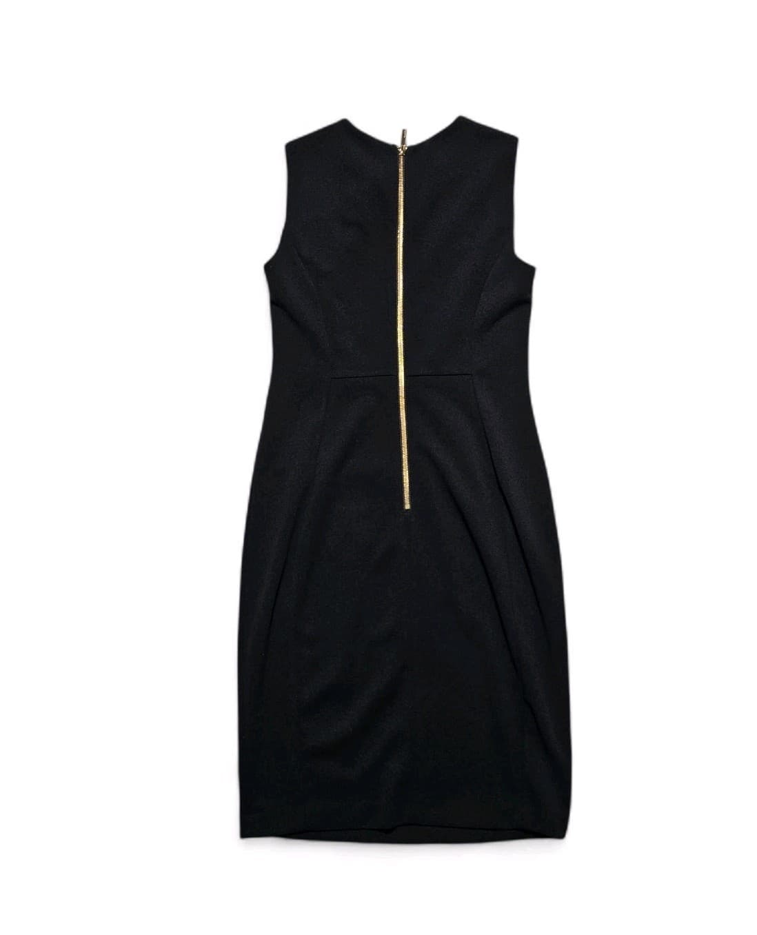 Calvin Klein Women's Black Sleeveless Scuba Sheath Dress Size 6 - Thumbnail 4