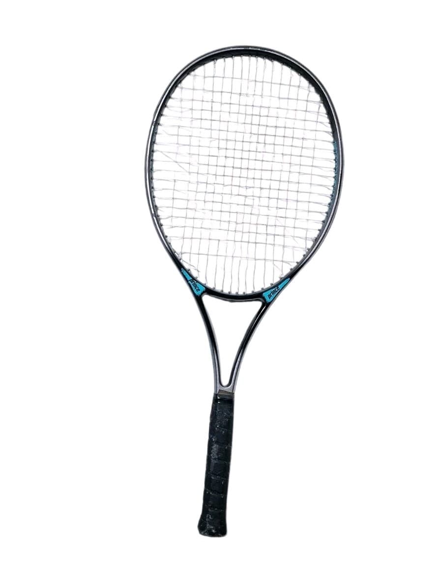 Prince Vintage Tennis Racquet 4-1/2 w Leather Sheath And Head Cover - Thumbnail 2