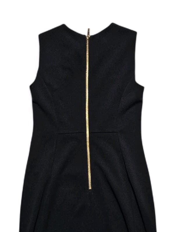 Calvin Klein Women's Black Sleeveless Scuba Sheath Dress Size 6 - Thumbnail 5