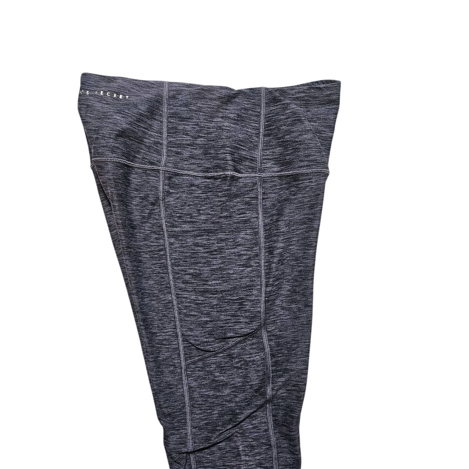 Victoria’s Secret Black/grey Leggings with Pockets Size 6/170/68A RN 54867 - Thumbnail 10