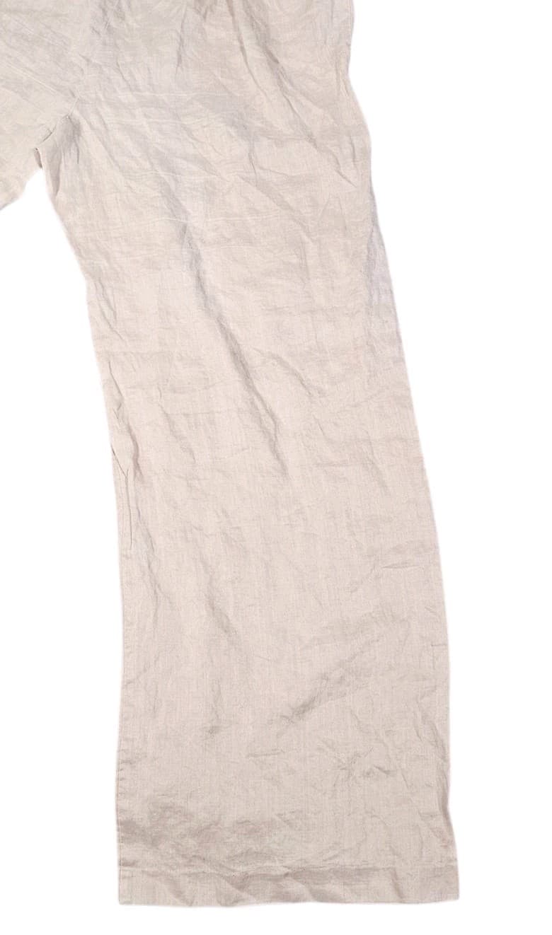 Sunny Leigh 100% Linen Pants Light Brown Size Xl - Thumbnail 8