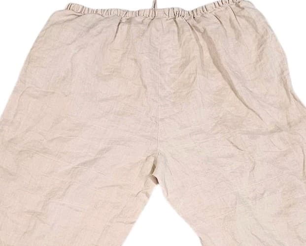 Sunny Leigh 100% Linen Pants Light Brown Size Xl - Thumbnail 10