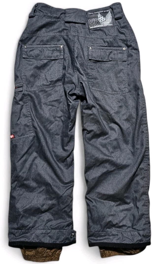 Mission Six M6 Youth Snowboard Pants Size Medium Mesh Lined - Thumbnail 6