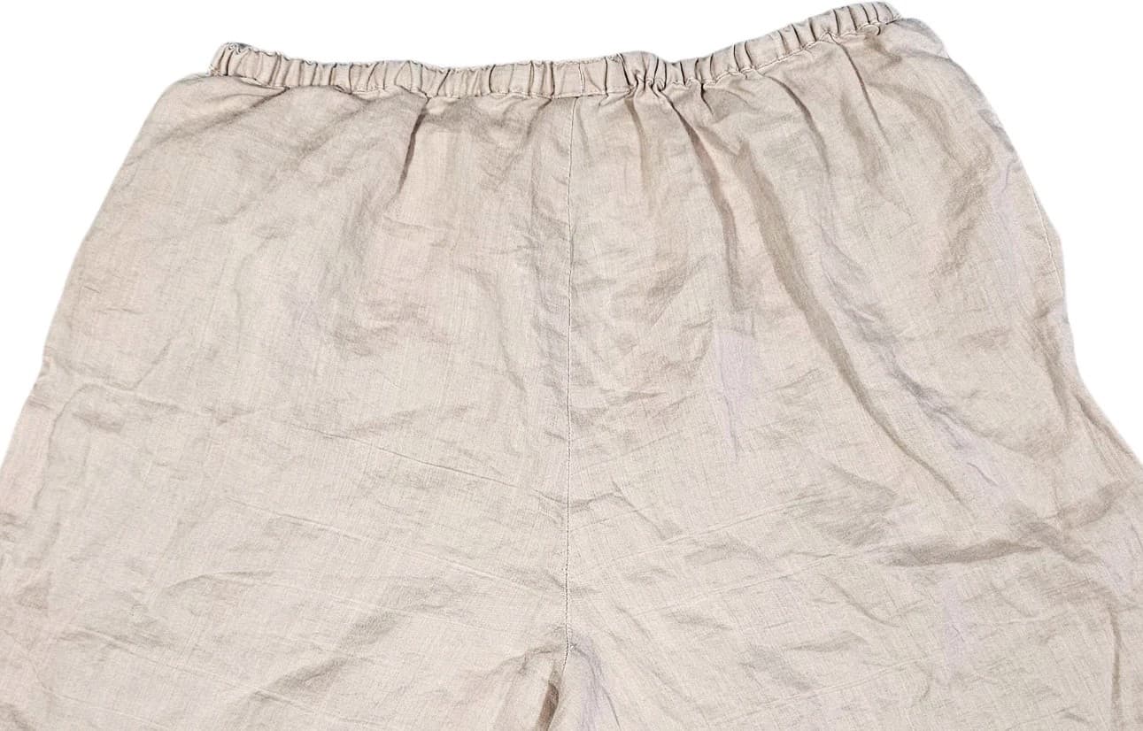 Sunny Leigh 100% Linen Pants Light Brown Size Xl - Thumbnail 9