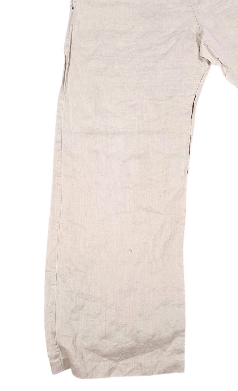 Sunny Leigh 100% Linen Pants Light Brown Size Xl - Thumbnail 3