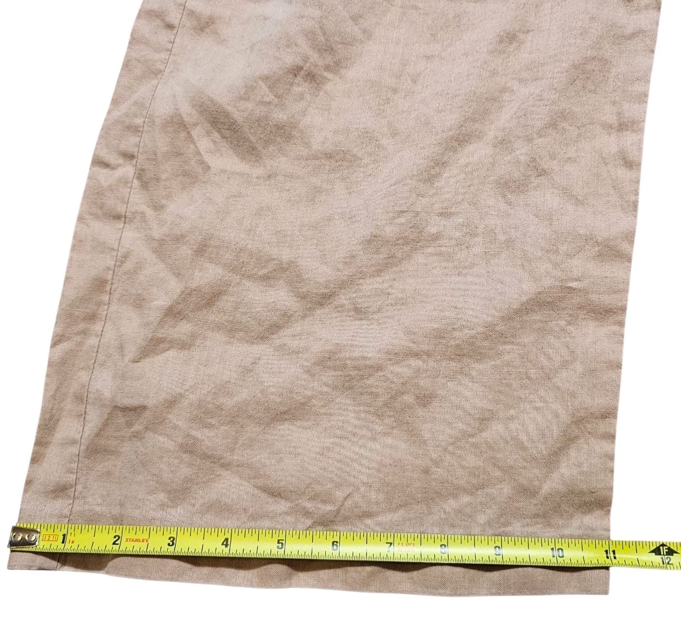 Sunny Leigh 100% Linen Pants Light Brown Size Xl - Thumbnail 13