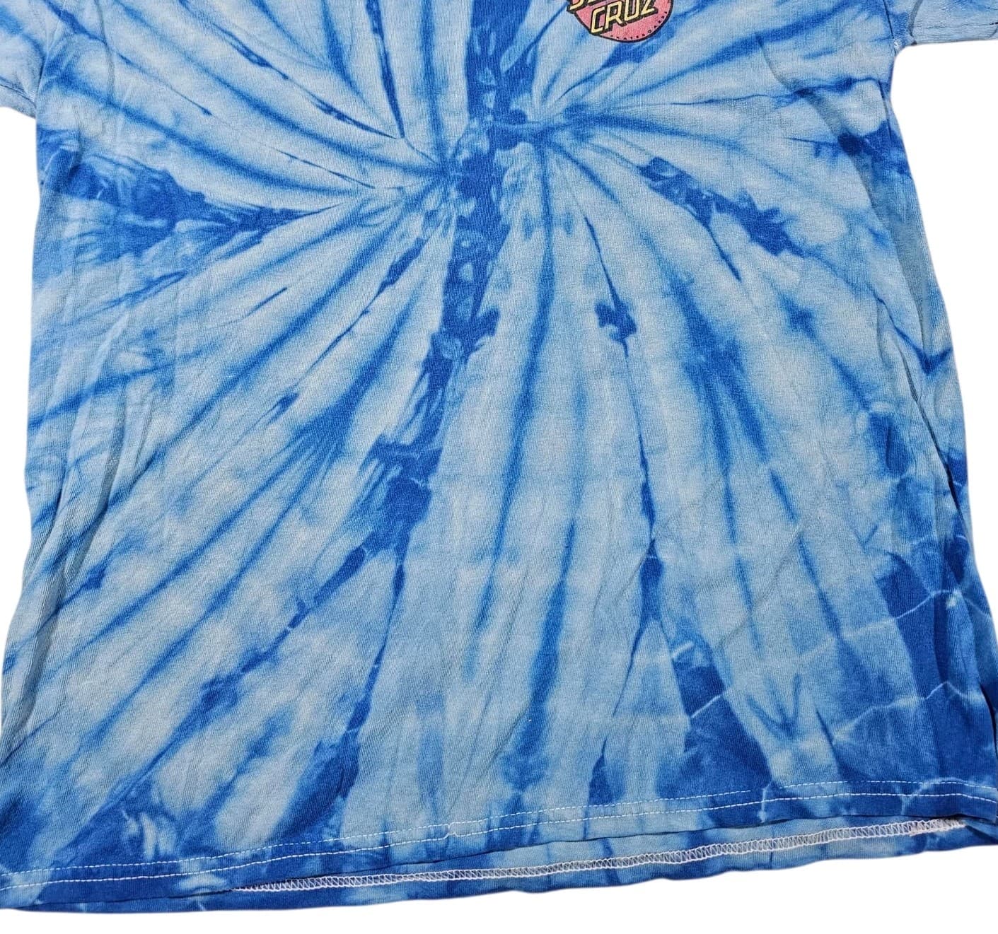 Santa Cruz Skateboards Tie Dye T Shirt Rare Psychedelic Mushrooms Size Small - Thumbnail 7