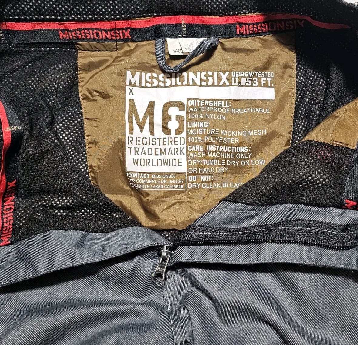 Mission Six M6 Youth Snowboard Pants Size Medium Mesh Lined - Thumbnail 13