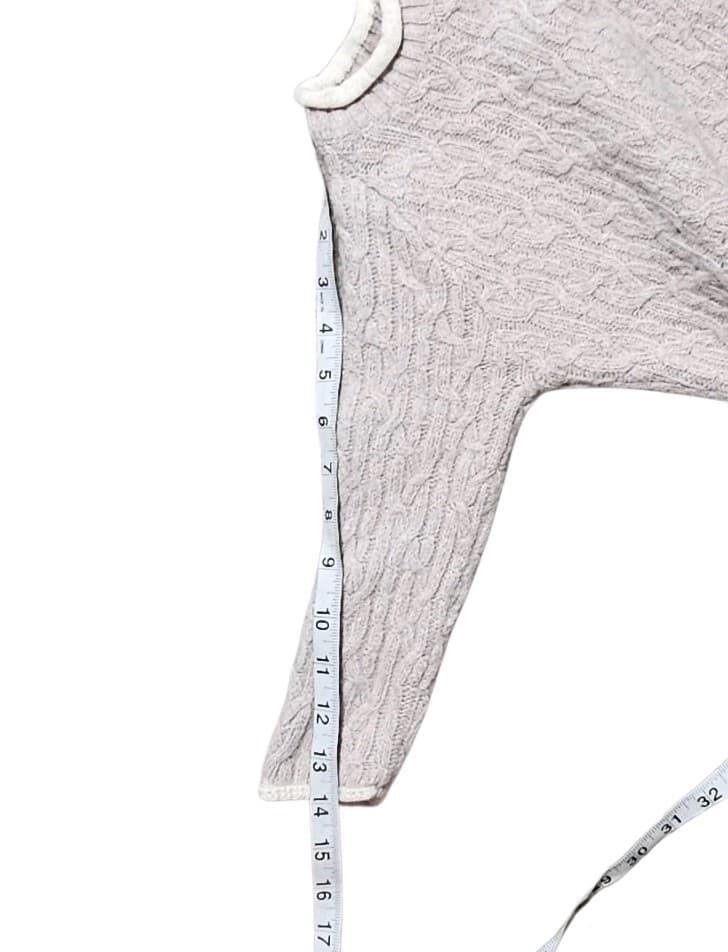 ​DPAM French Vintage Baby Sweater 23M Lambswool Angora Silk Cable Knit Cream... - Thumbnail 11