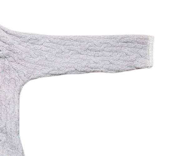 ​DPAM French Vintage Baby Sweater 23M Lambswool Angora Silk Cable Knit Cream... - Thumbnail 5