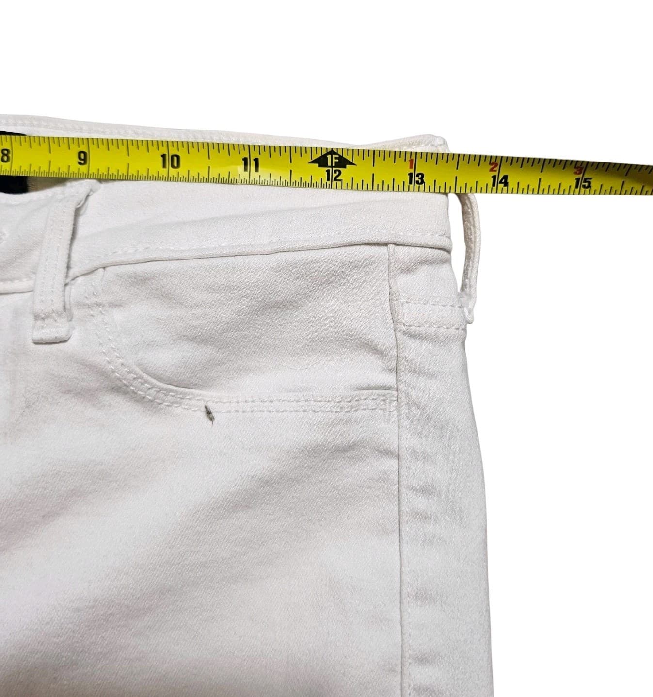 Hollister White High-rise Skinny Jeans Distressed W28 L26 7r - Thumbnail 9