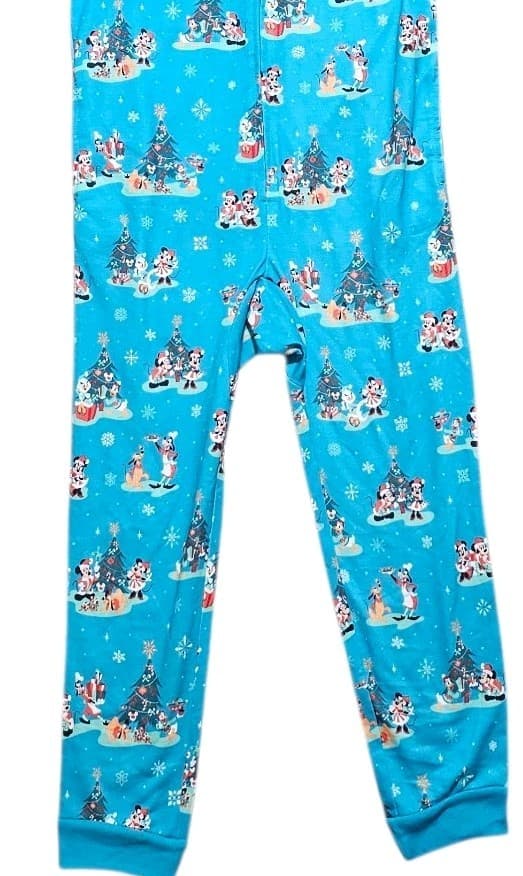 Disney Mickey Mouse and Friends Holiday Hooded Coverall One-Piece Sz 7/8 - Thumbnail 3