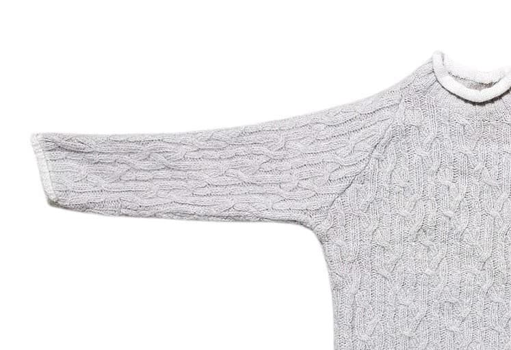 ​DPAM French Vintage Baby Sweater 23M Lambswool Angora Silk Cable Knit Cream... - Thumbnail 6