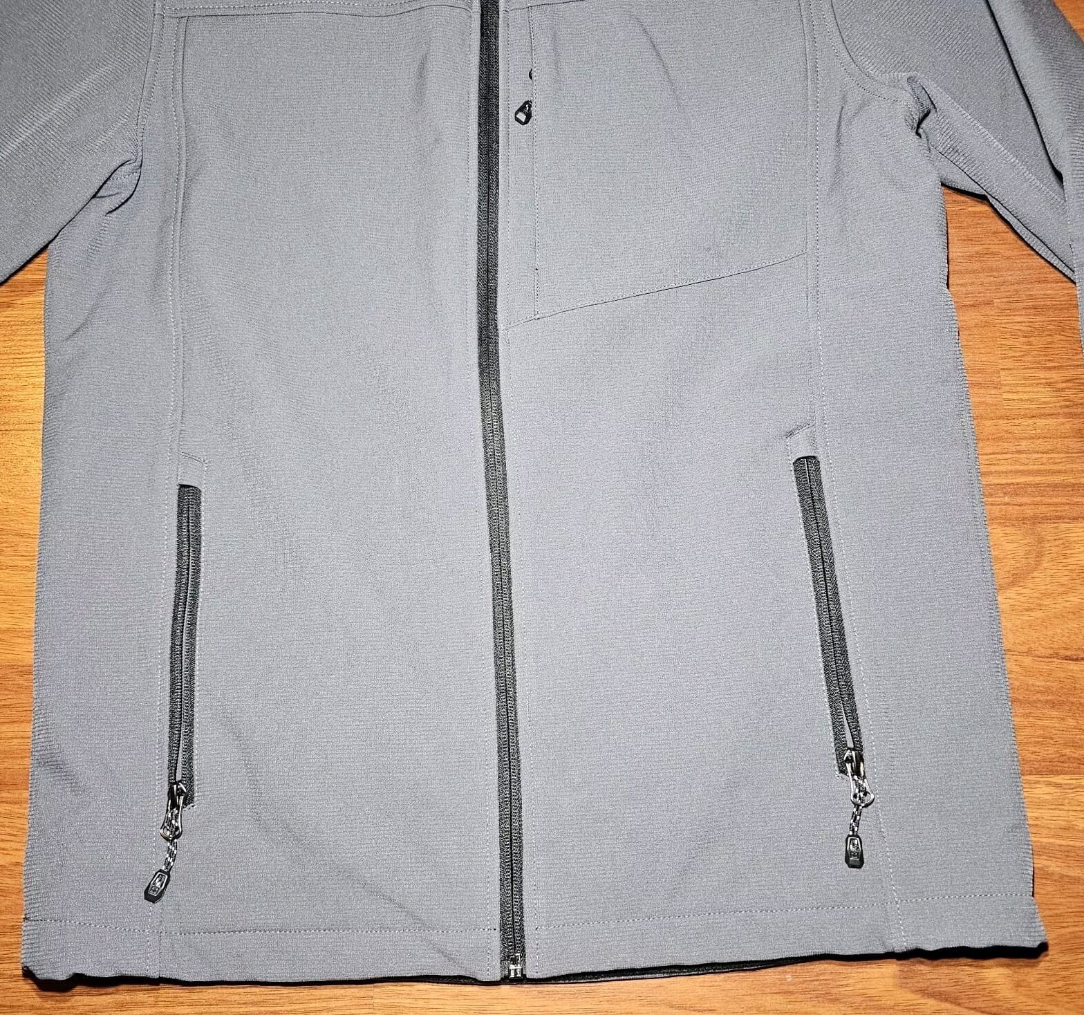 Swiss Tech Men’s Small 34 -36 Grey Full Zip Jacket - Thumbnail 2