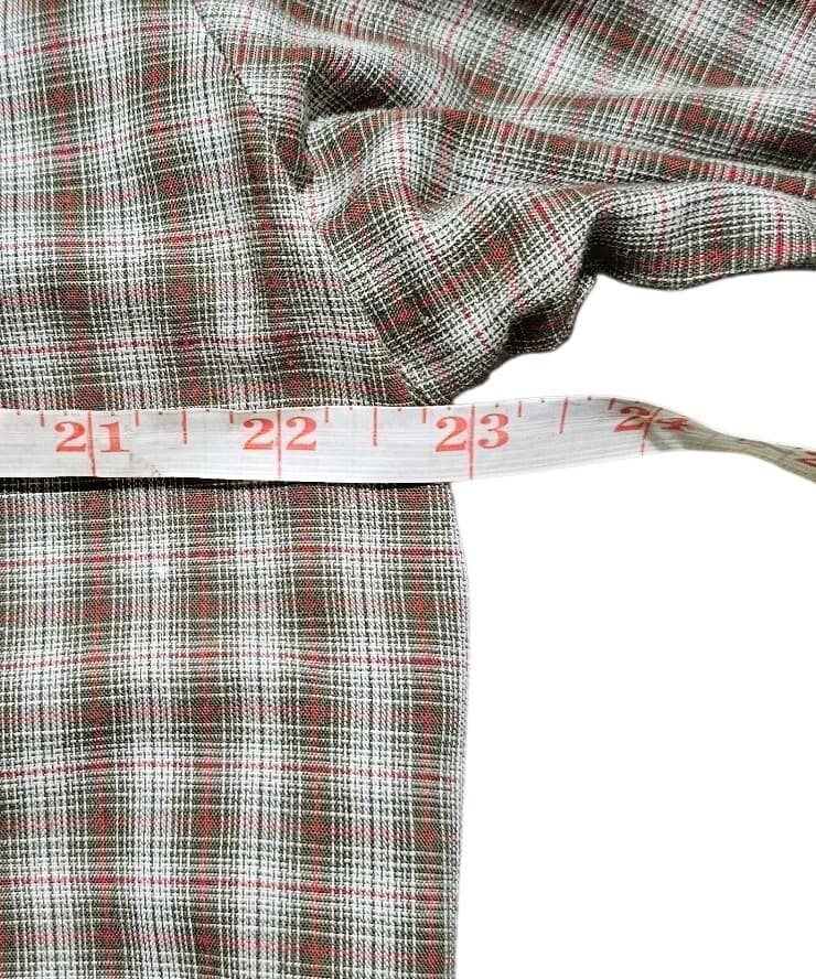 Vintage Wrangler Western Long Sleeve Button Down Pearl Snap Shirt Plaid Size Lt - Thumbnail 8