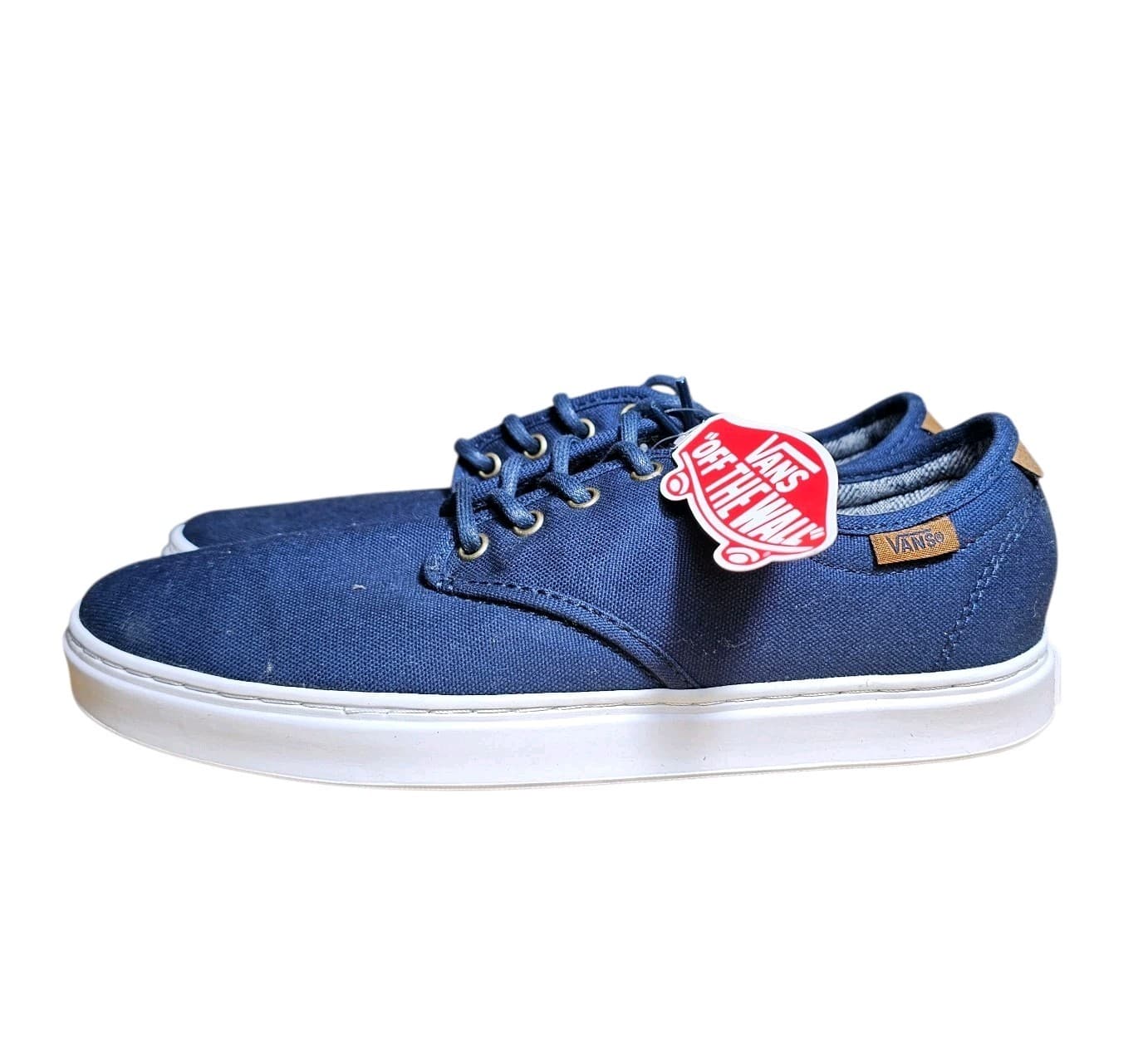 Vans Ludlow Blue Canvas Ultra Cush Mens 6.5 Womans 8.5 New In Box - Thumbnail 2