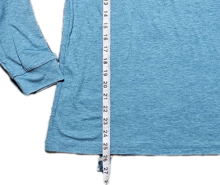 ​NWT Automet Women's Medium Teal Green Heather Soft Stretch Crewneck Shirt Top - Thumbnail 6