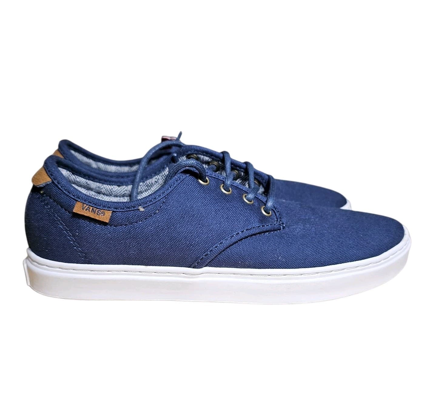 Vans Ludlow Blue Canvas Ultra Cush Mens 6.5 Womans 8.5 New In Box - Thumbnail 3