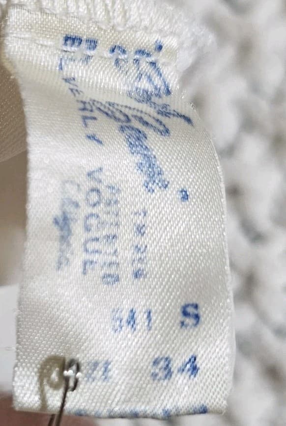 Vintage Beverly Vogue Of California Skirt Saver Slip SZ 34 White Lace Side Zip - Thumbnail 16
