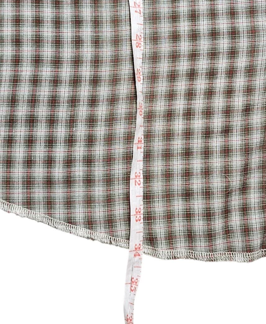 Vintage Wrangler Western Long Sleeve Button Down Pearl Snap Shirt Plaid Size Lt - Thumbnail 7