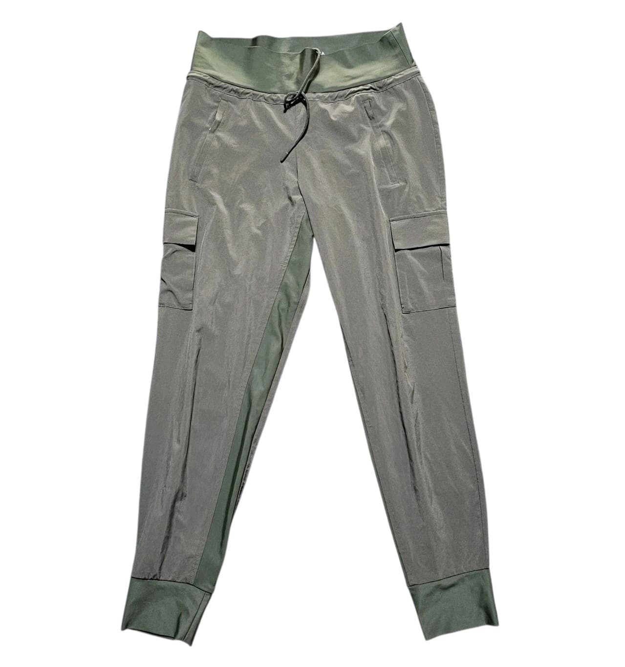 Athleta Sutton Joggers Womens 4 Green Cargo Pockets