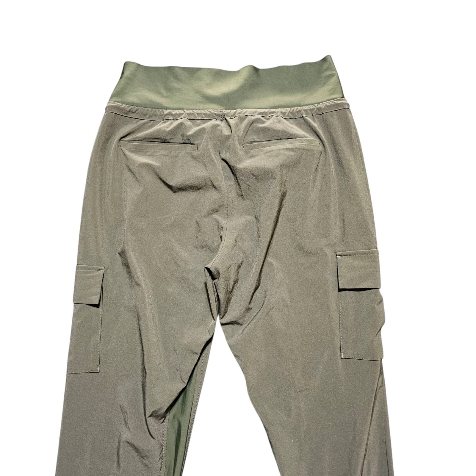 Athleta Sutton Joggers Womens 4 Green Cargo Pockets - Thumbnail 5
