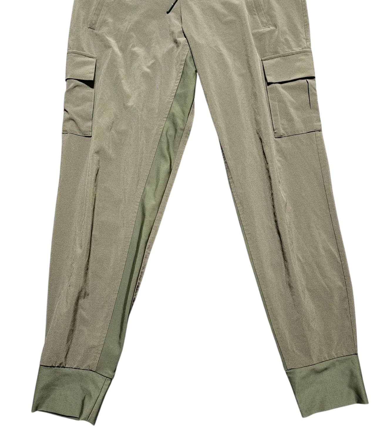 Athleta Sutton Joggers Womens 4 Green Cargo Pockets - Thumbnail 3